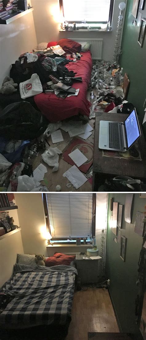 28 Bedroom Photos Of People Who Suffer From Depression Before And After