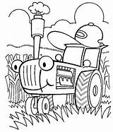 Coloring Tractor Busy Getcolorings Printable sketch template