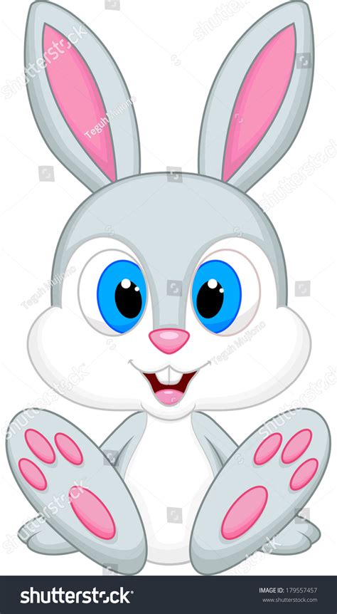 Cute Baby Rabbit Cartoon Stock Photo 179557457 Shutterstock