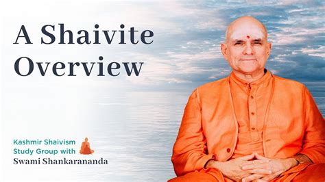 A Shaivite Overview With Swami Shankarananda Youtube