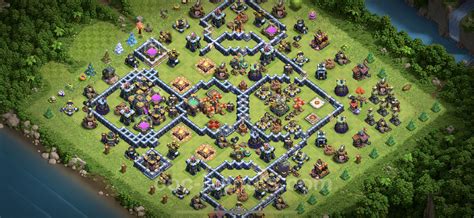 Best Base Th With Link Hybrid Anti Everything Town Hall Level