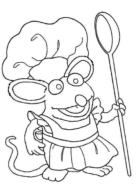 Chef Tutter Cook At Bear Inthe Big Blue House Coloring Pages Blue