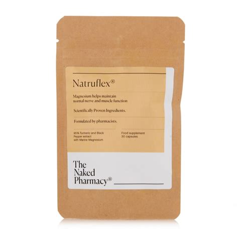The Naked Pharmacy Natruflex Turmeric Black Pepper 30 Capsules QVC UK