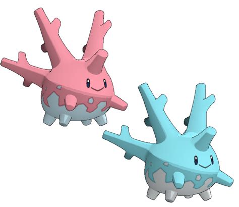 Corsola Pokemon Png Isolated Image Png Mart