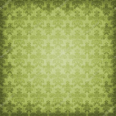 Shaded Green Damask Background Wallpaper — Stock Photo © Songpixels