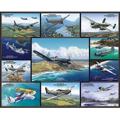 White Mountain Puzzles Airplanes Of Word War Ii 1000 Pieces