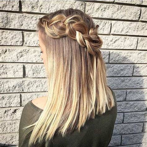 Cute easy hairstyles to make your day brighter. 17 Chic Braided Hairstyles for Medium Length Hair | StayGlam