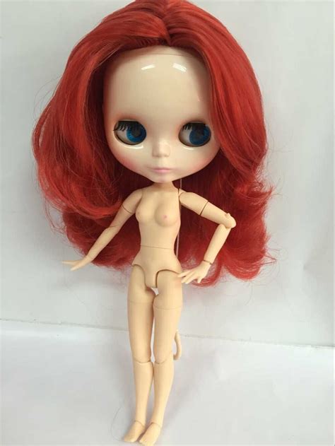 White Hair Nude Doll Black Doll Factory Doll Suitable For Diy Change