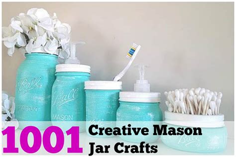 1001 Diy Mason Jar Crafts Diy Cozy Home