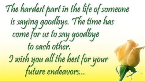 Farewell Wishes Messages Cards Images Goodbye Messages
