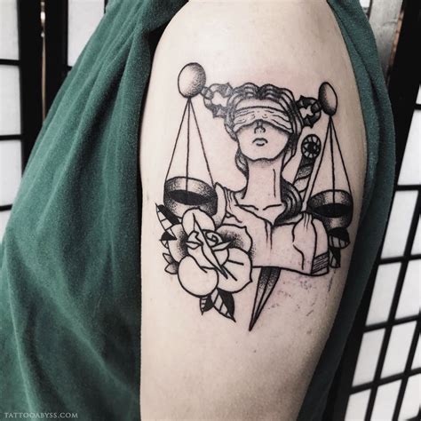 Lady Justice Tattoo By Tuomaskoivurinne On Deviantart Justice Tattoo