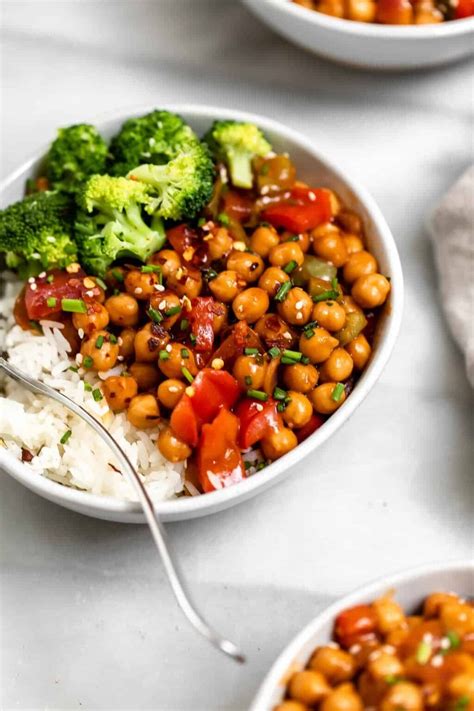General Tsos Chickpea Stir Fry Eat With Clarity