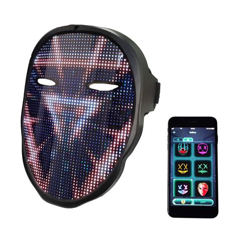 Buy Depointer Life Led Mask With Bluetooth App Controlled Customizable