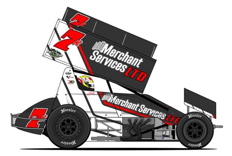 Free Sprint Car Side View Clipart For Download