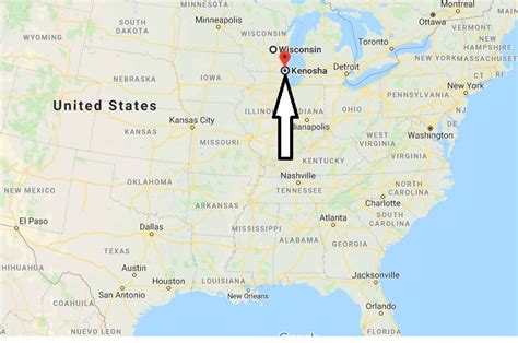Where Is Kenosha Wisconsin What County Is Kenosha Kenosha Map