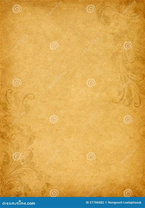 Old Grunge Paper With Vintage Victorian Style Stock Photo Image 27706082