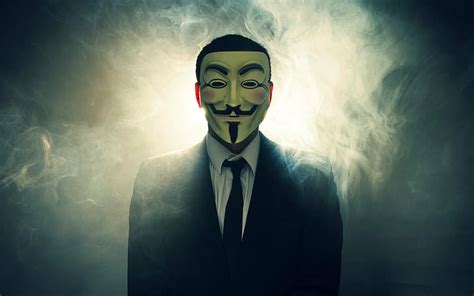 Hd Wallpaper Anarchy Anonymous Dark Hacker Hacking Mask Sadic