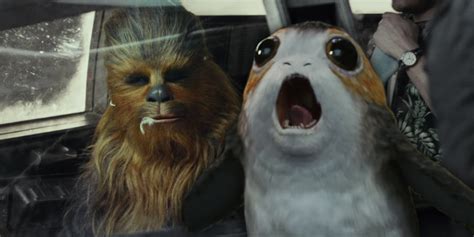 Does Chewie Eat A Porg In Star Wars 8 Screen Rant