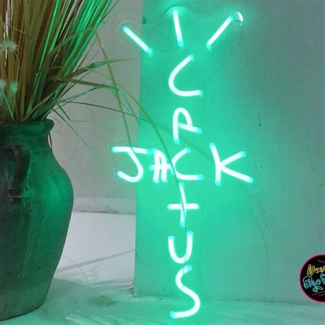 Cactus Jack Neon Sign Etsy