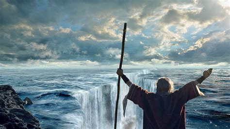 Moses Parting Red Sea