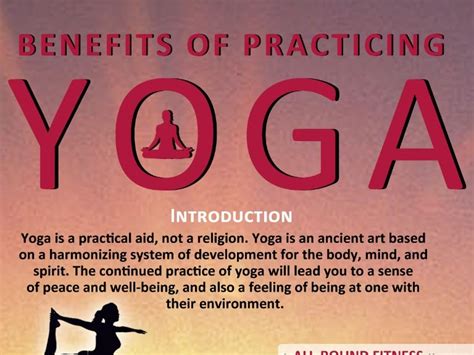 Benefits Of Practicing Yoga Infographic