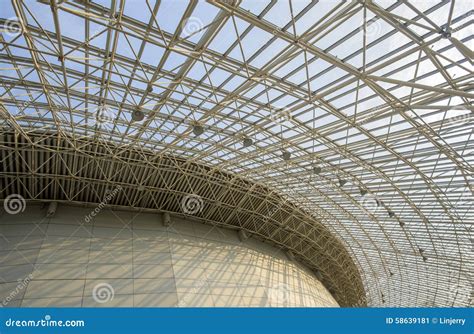 Steel Framework Of The Dome Stock Image Image Of Contemporary Design