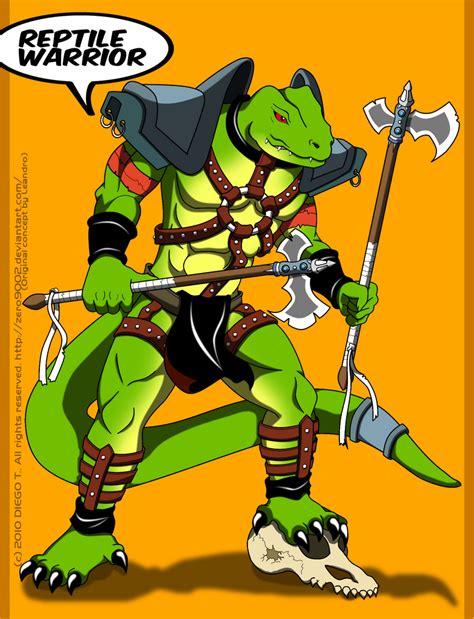 Reptile Warrior By Zero9002 On Deviantart