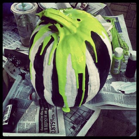 Tape the stencil to your pumpkin. Beetlejuice pumpkin | Beetlejuice halloween, Halloween ...