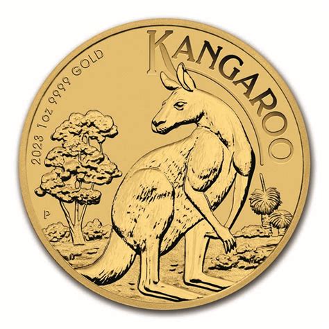 Gold Coin Kangaroo 2023 1 Oz Silver Bullion