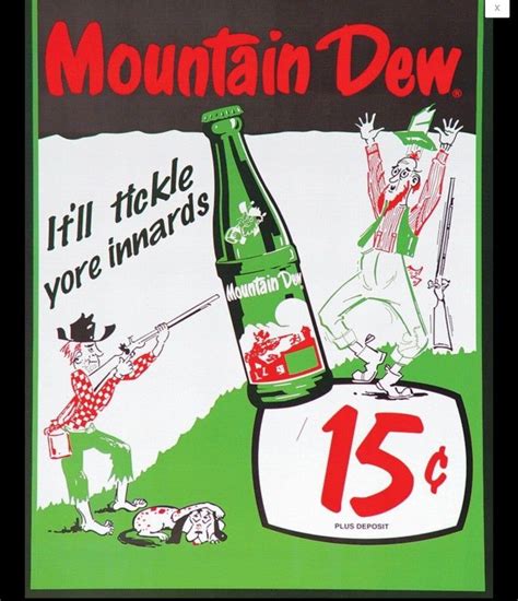 Vintage Retro Reproduction Metal Tin Sign Mountain Dew Ya Hoo Etsy In