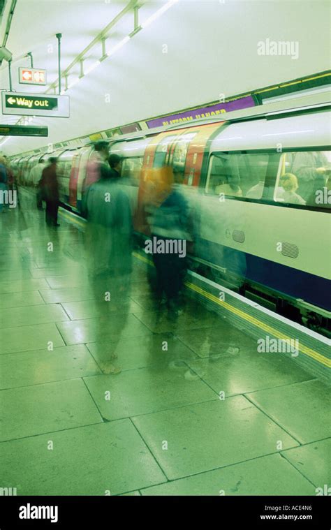 Underground London Great Britain Stock Photo Alamy