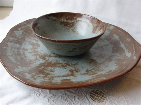 Ceramic Plate Ceramic Bowl Handmade Ceramic Bowl And Plate Etsy
