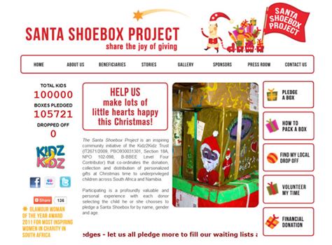 Give With Santa Shoebox Project Hearts In Her Shoes