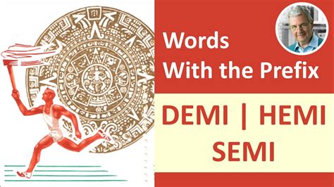 Words With The Prefix Demi Hemi Semi 6 Examples Youtube