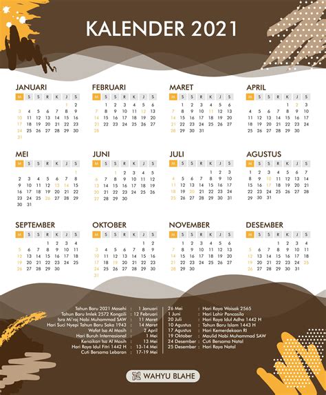 Kalender 2022 Lengkap Dengan Tanggal Merah Pdf Greatnesia