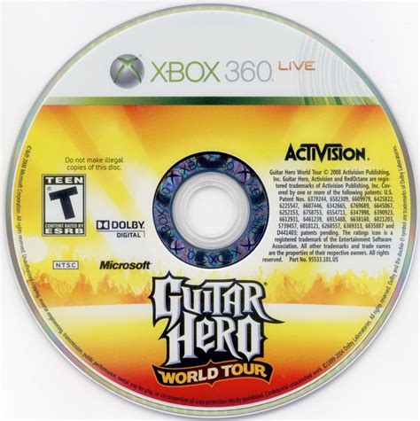 Guitar Hero World Tour Cover Or Packaging Material Mobygames