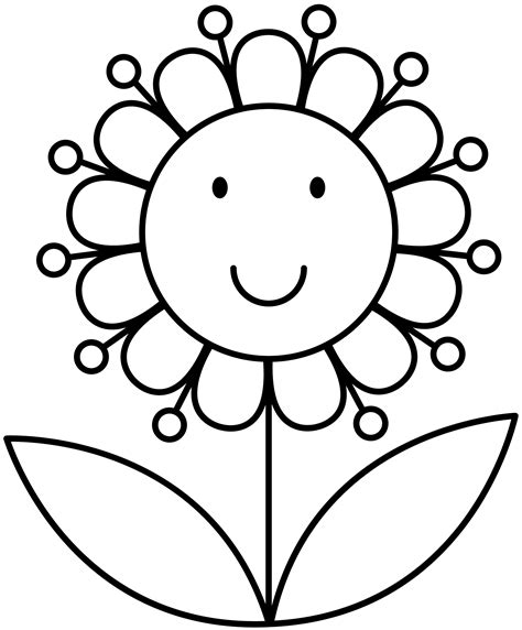 Easy Coloring Pages For Preschoolers Coloring Pages