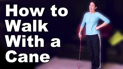 How To Walk With A Cane Correctly Ask Doctor Jo Youtube