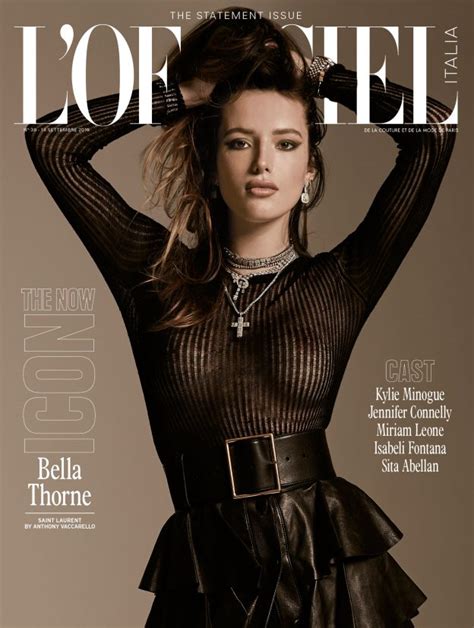 Bella Thorne Fappening Tits For Lofficiel Cover The Fappening