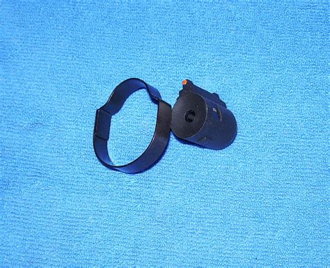Daisy Fiber Optic Front Sight Blued Forearm Band For B Red Ryder