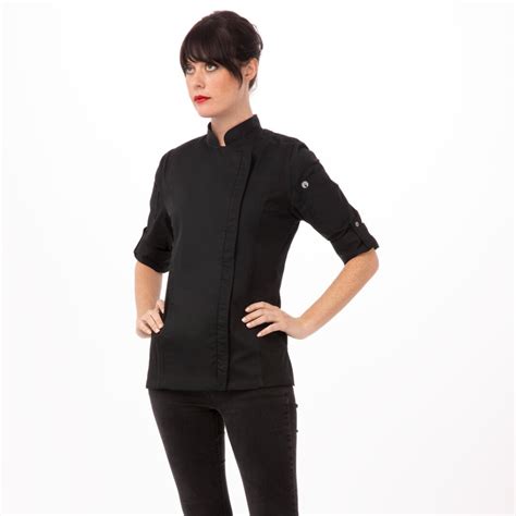 Hartford Zipper Womens Chef Jacket 2 Colours Chefs Complements