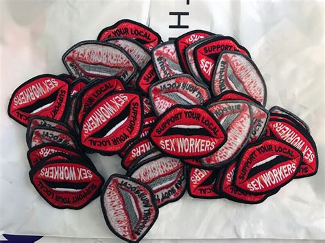Support Your Local Sex Workers Patches Iron On Backing Etsy