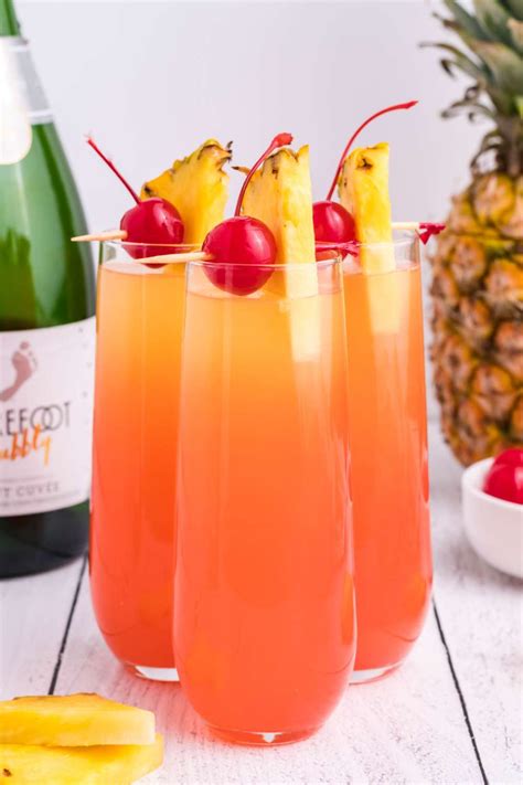 These Pineapple Upside Down Mimosas Are Deliciously Addictive A Mix