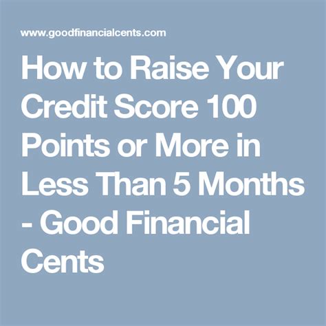 How To Raise Your Credit Score Fast 100 Points Overnight Credit