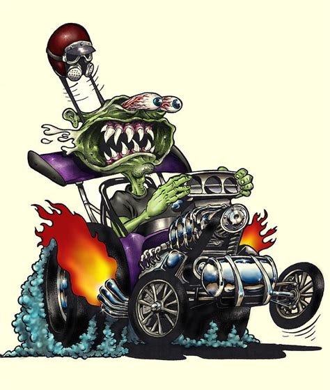 Old Rod By Jon Towle Cartoon Art Cartoon Car Drawing Rat Fink