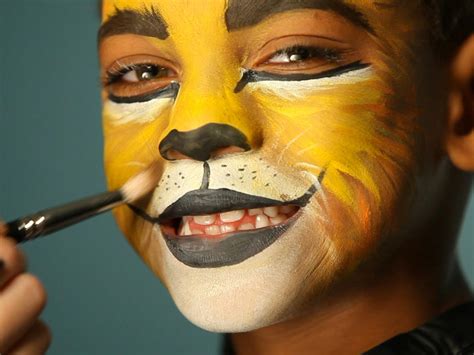 Kids Halloween Makeup Tutorial Lion Hgtv