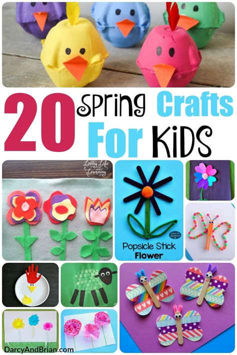 20 Spring Crafts For Kids Life With Darcy And Brian