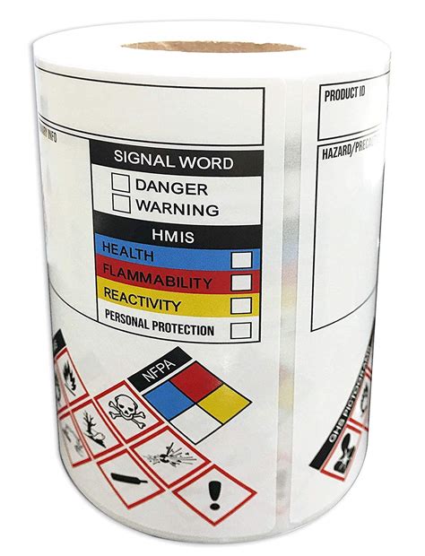 Buy Sds Osha Stickers For Safty Data X Inches Msds Hmig Labels