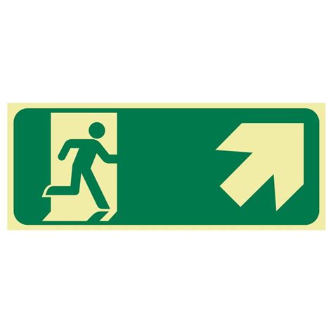 Exit Sign Running Men Arrow Top Right Buy Now Discount Safety
