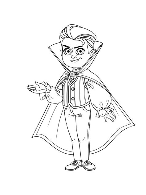 Vampire Coloring Pages Download And Print Vampire